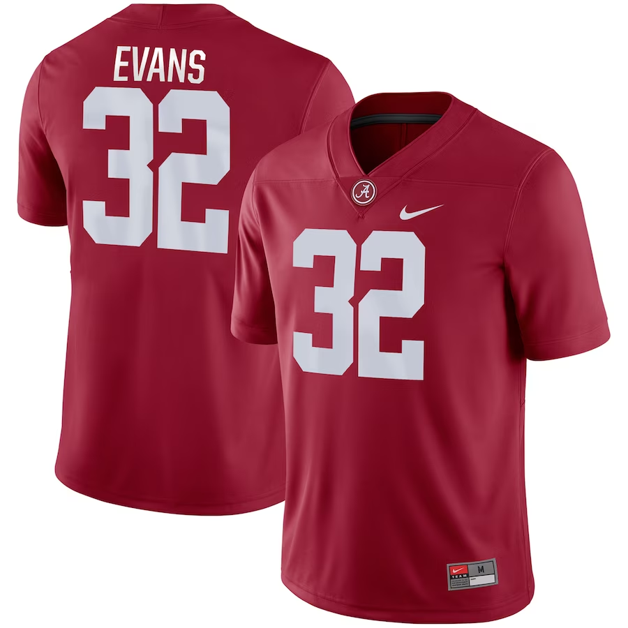 Men's Alabama Crimson Tide Rashaan Evans #32 Crimson Jersey
